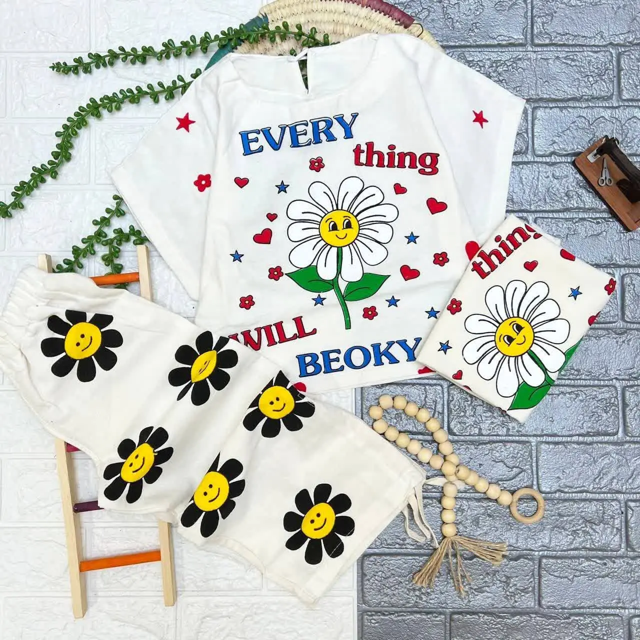 👚نام: ست کراپ شلوار گل
