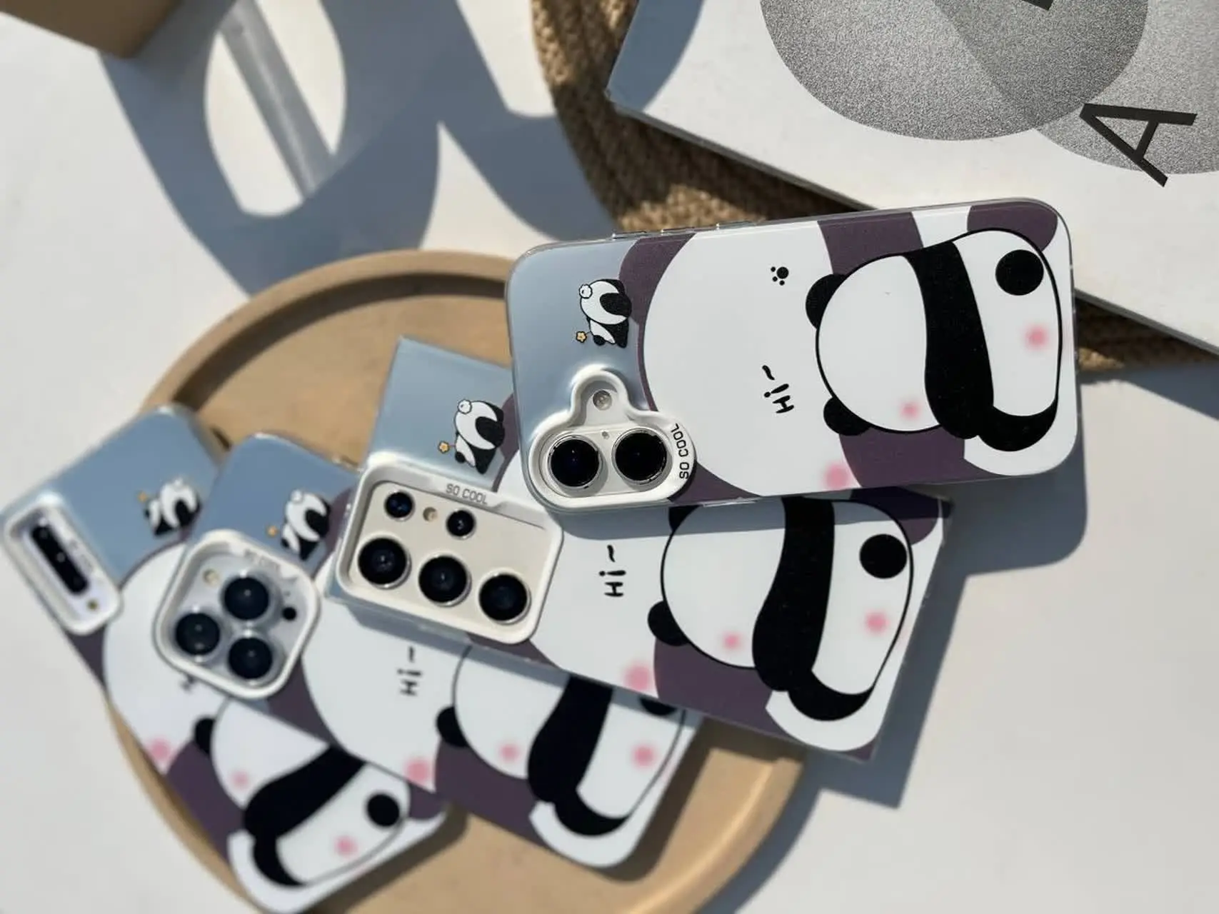 📱مدل قاب: قاب پاندا سوکول مات هولوگرام مخصوص انواع #سامسونگ #شیائومی و #آیفون 
