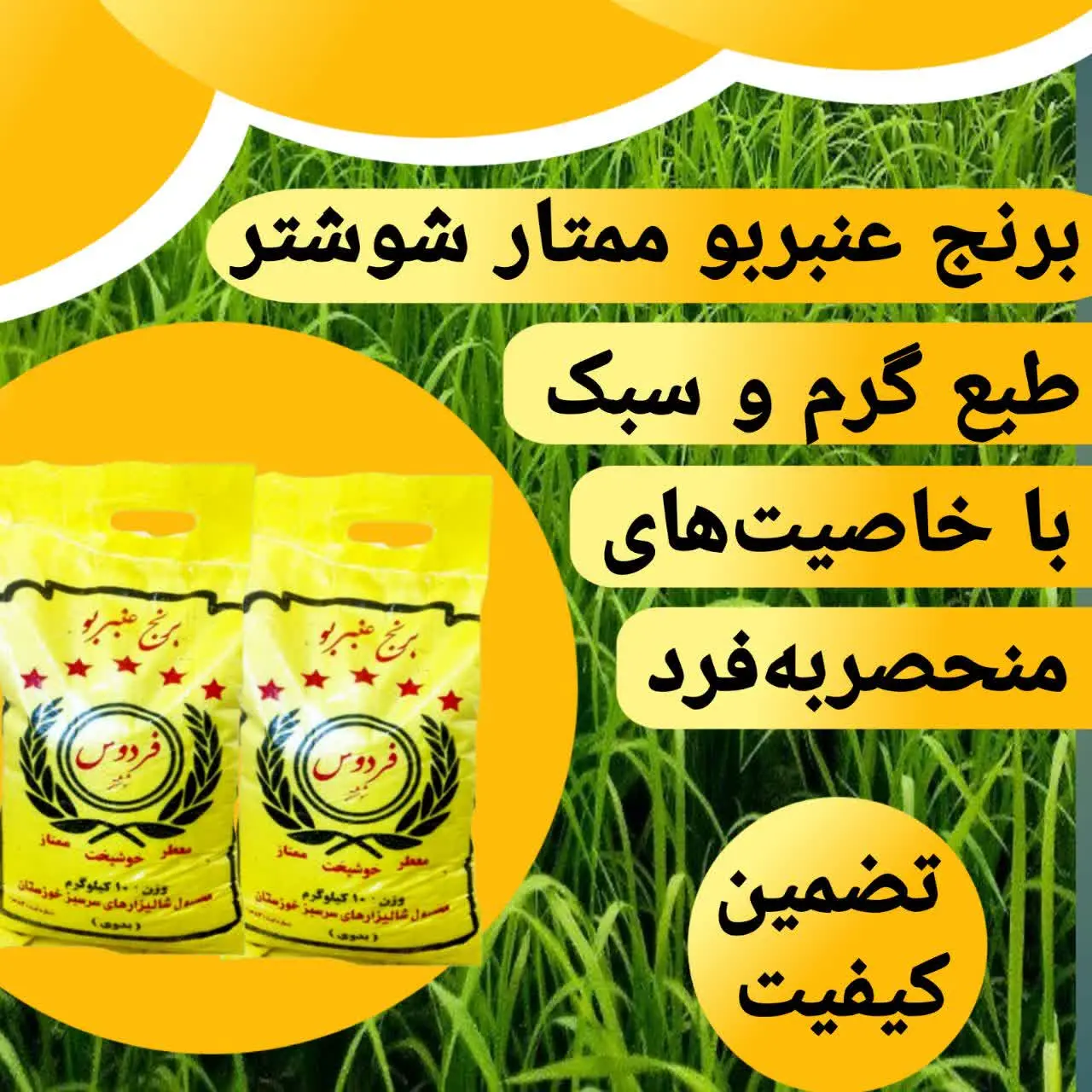 🌾برنج فردوس شوشتر🌾
