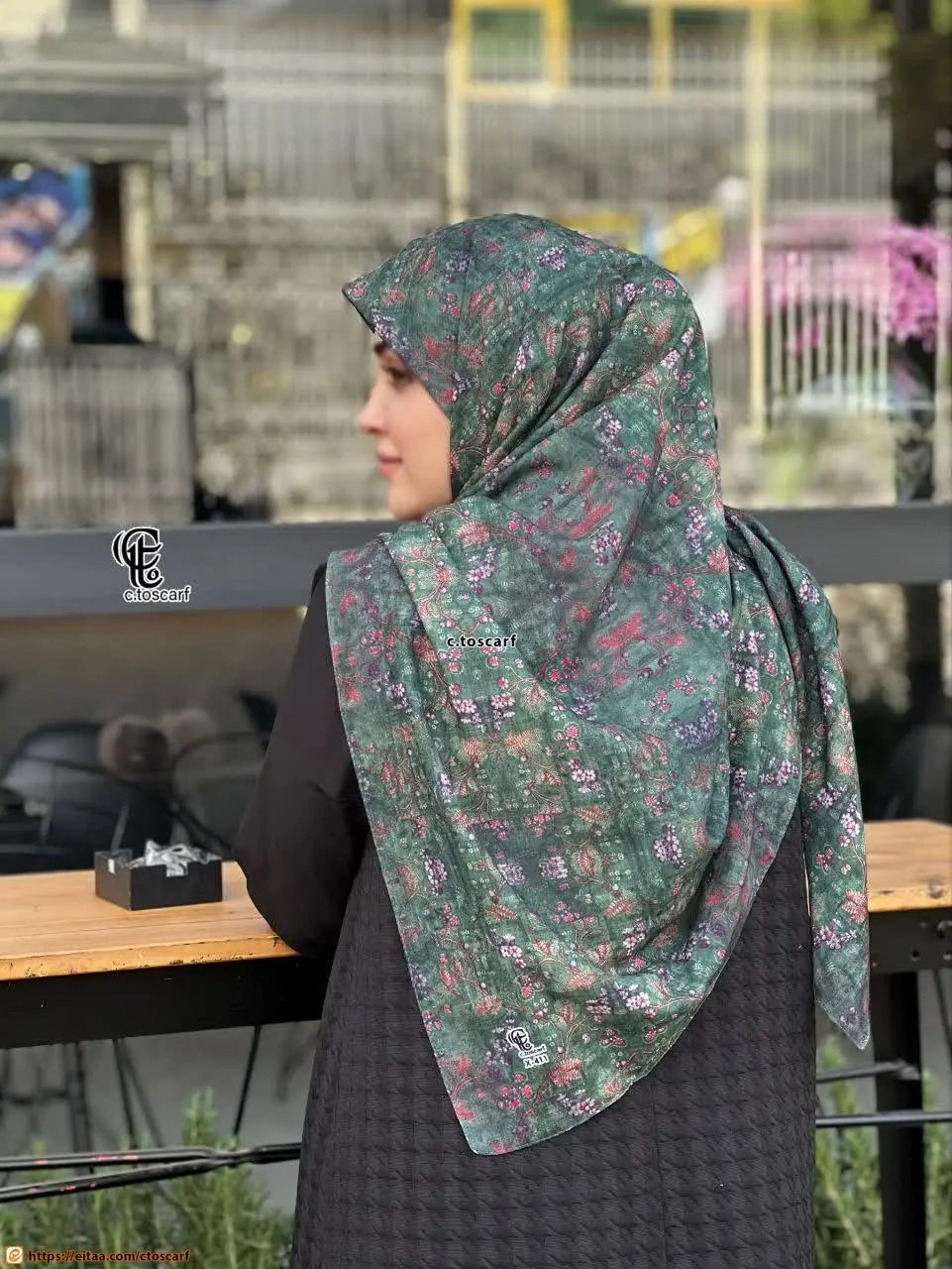 روسری طرح گلشن🌸🌱✨
