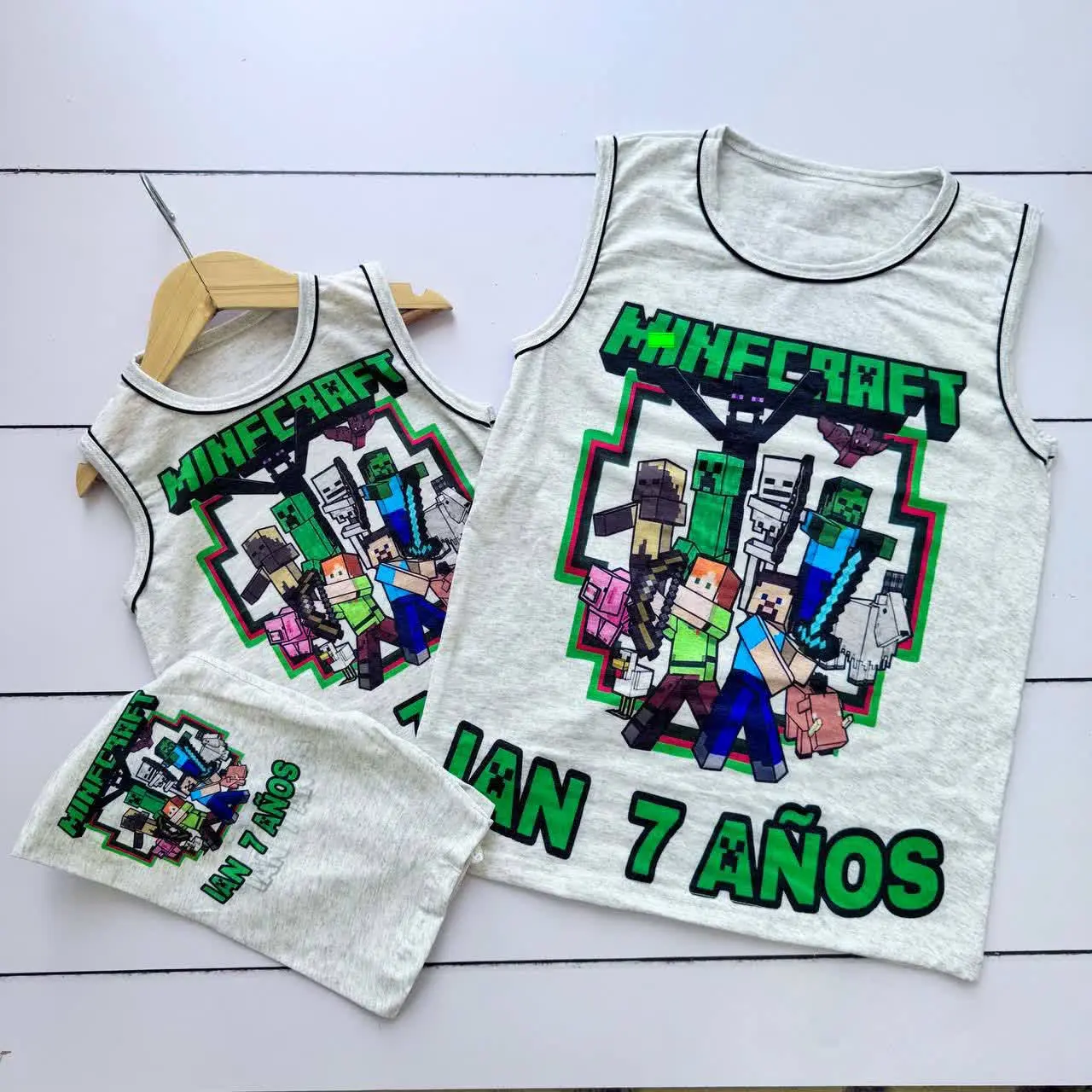 🎉ست تاپ شلوارک ماینکرفت🎉
