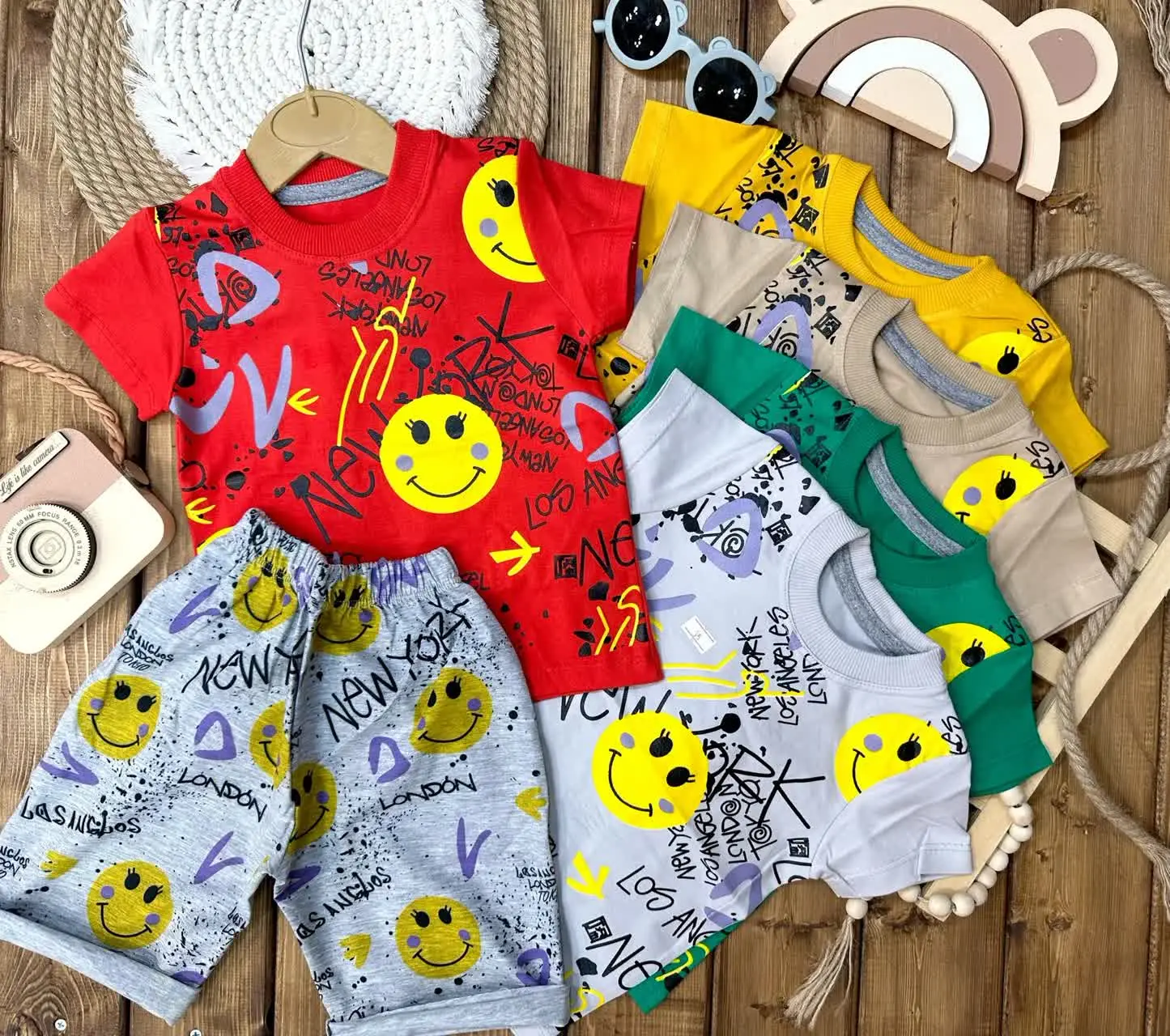 👫تیشرت شلوارک پسرانه تمام چاپ اسنوپی ✅
