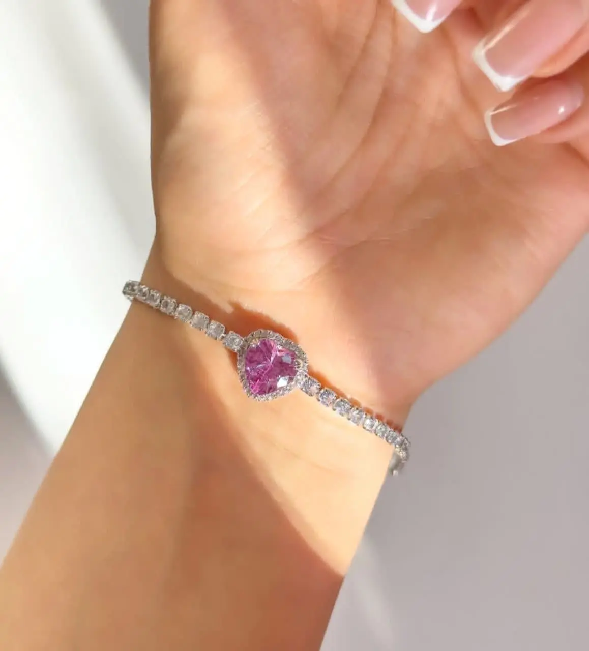 دستبند جواهری قلب💝🪄