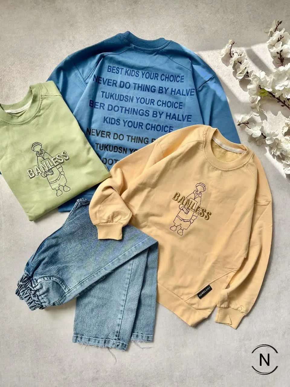 بلوزشلوارپسرانه پنبه/لی