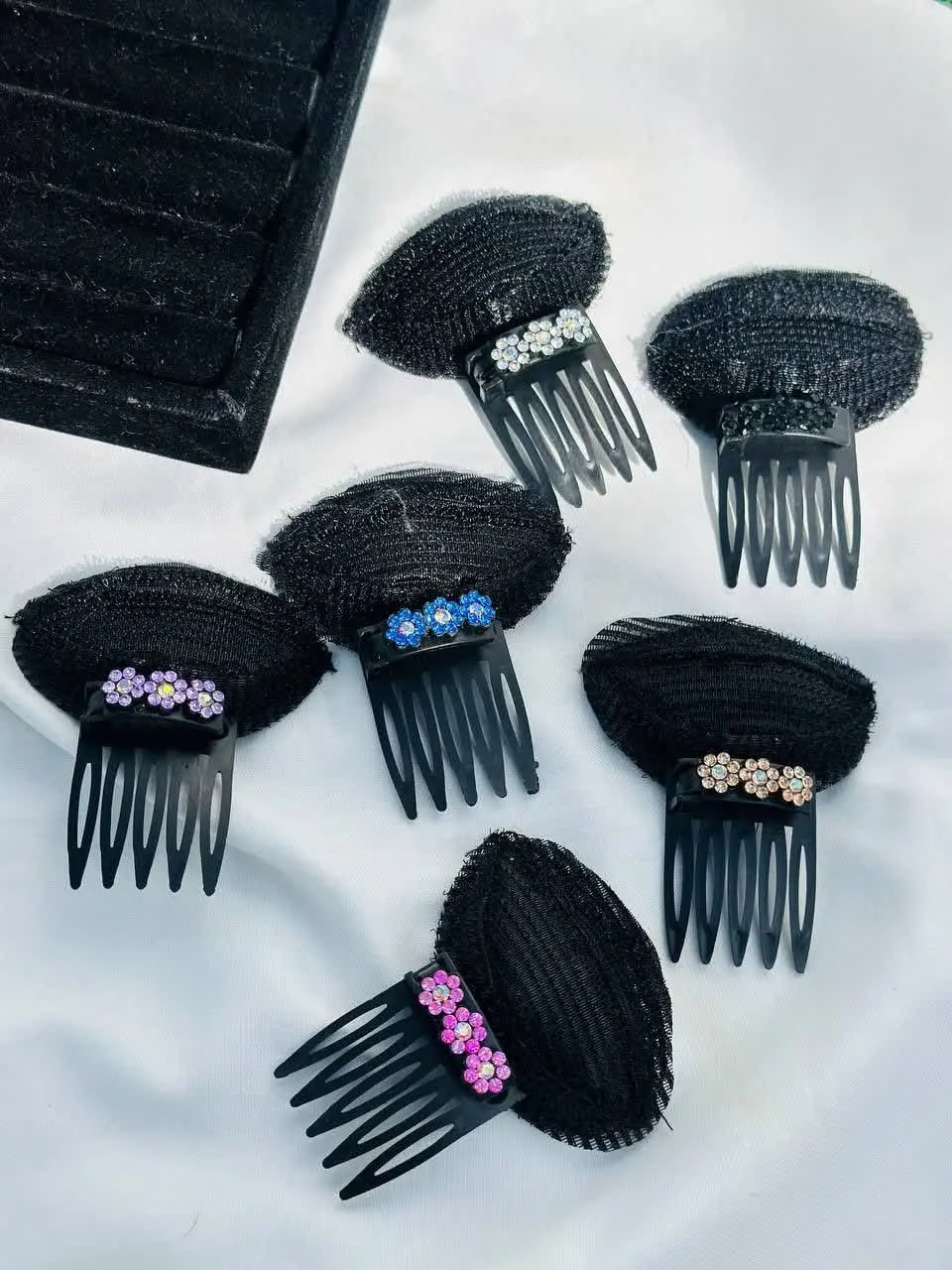 🌸گیره پف دار جلوی سر
