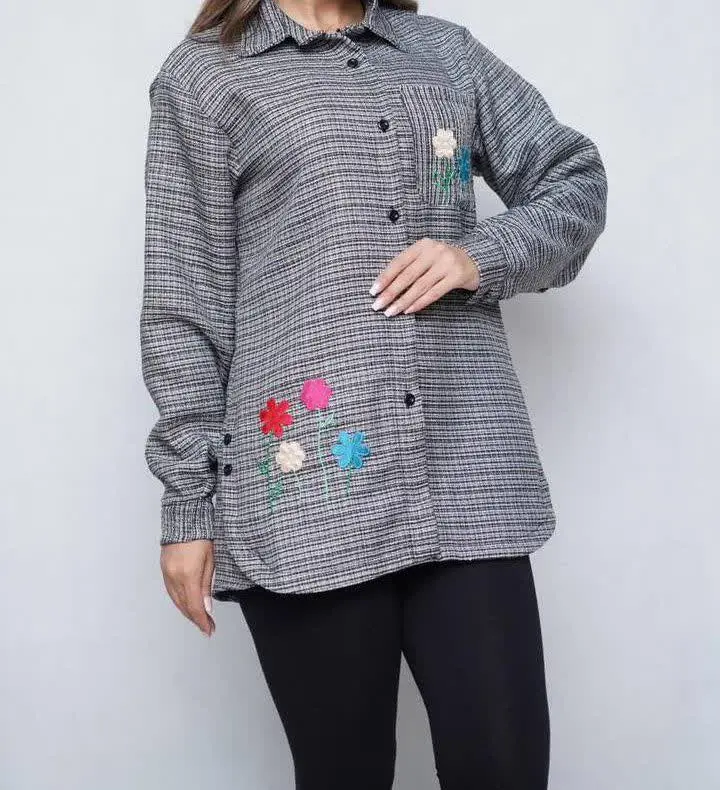 💞شومیز مانتویی شیک ساحل💞
