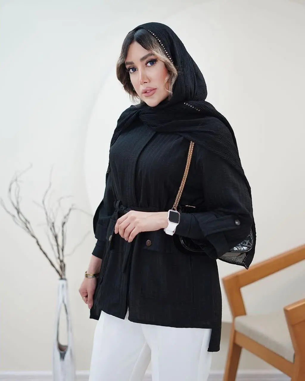 ❤️نام: مانتو مدل آدونیس🏴 ((ویژه محرم)) 🏴
