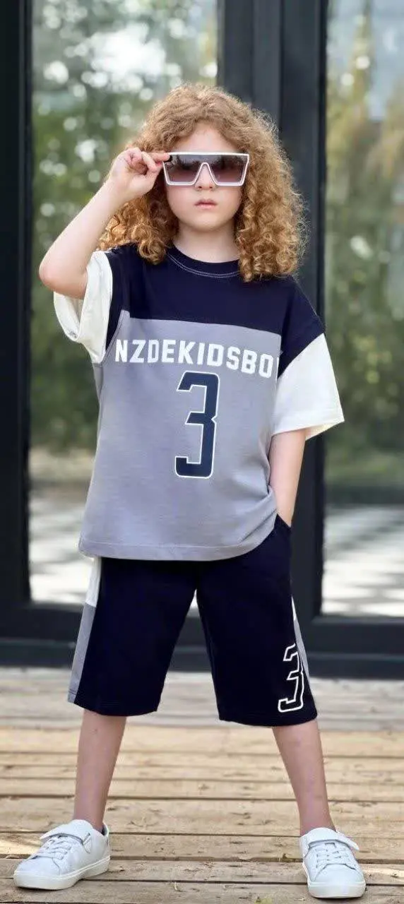 💚🌸اسم: تیشرت شلوارکKIDS BOY NZDE💚🌸
