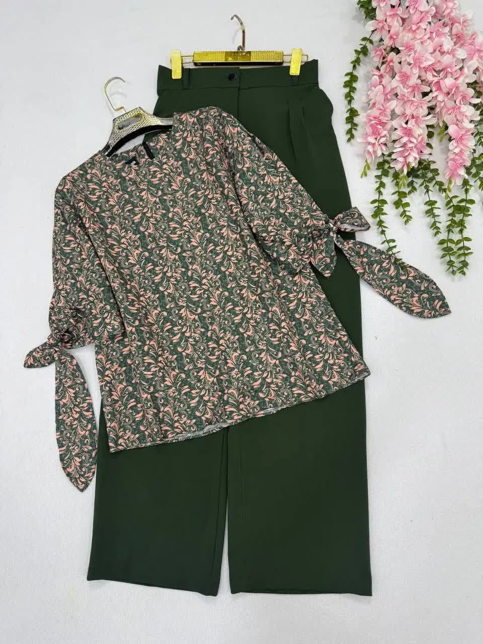 🌷نام: ست شومیز شلوار نانسی