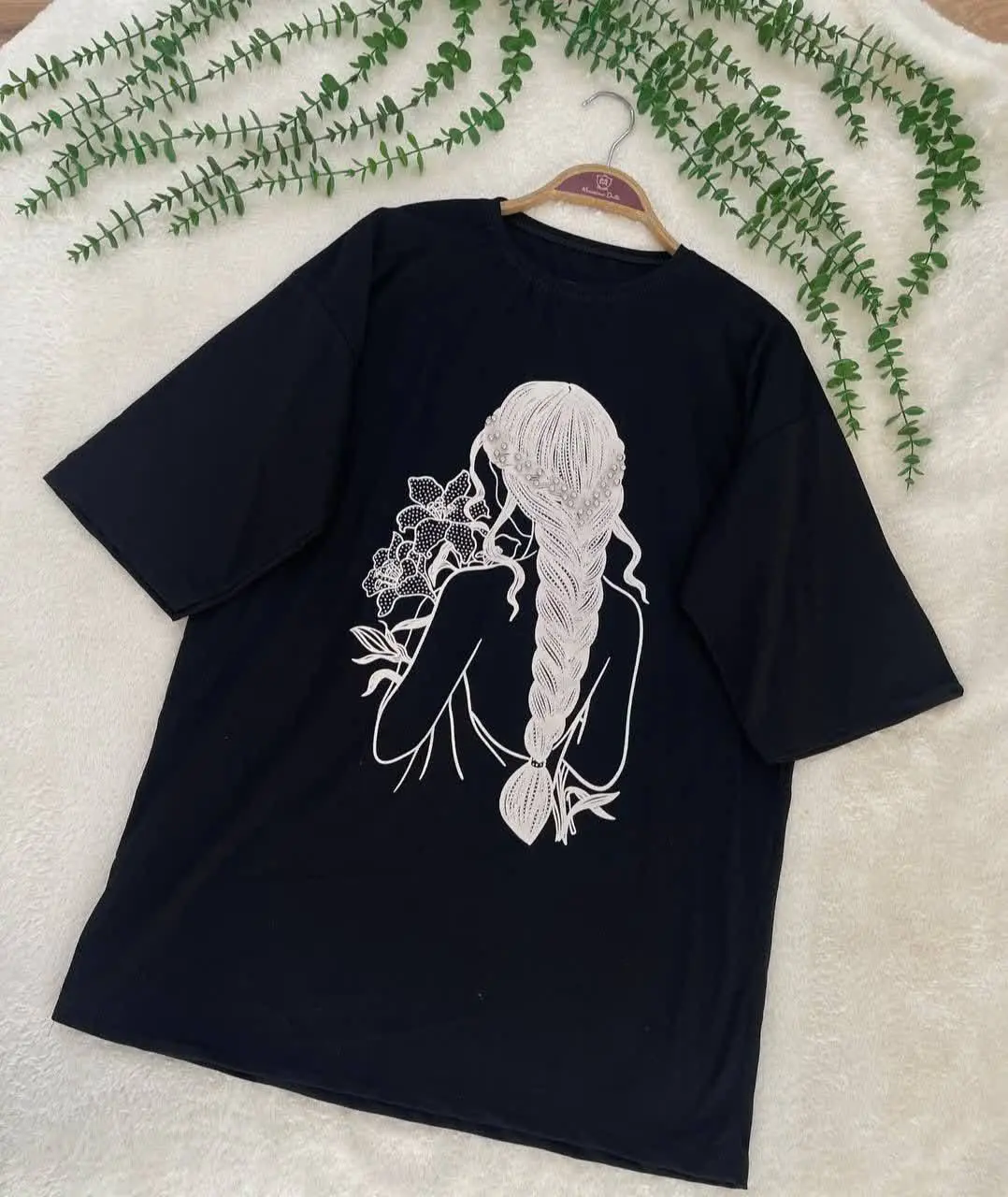 نام: تیشرت لانگ دختر گیس بافت
