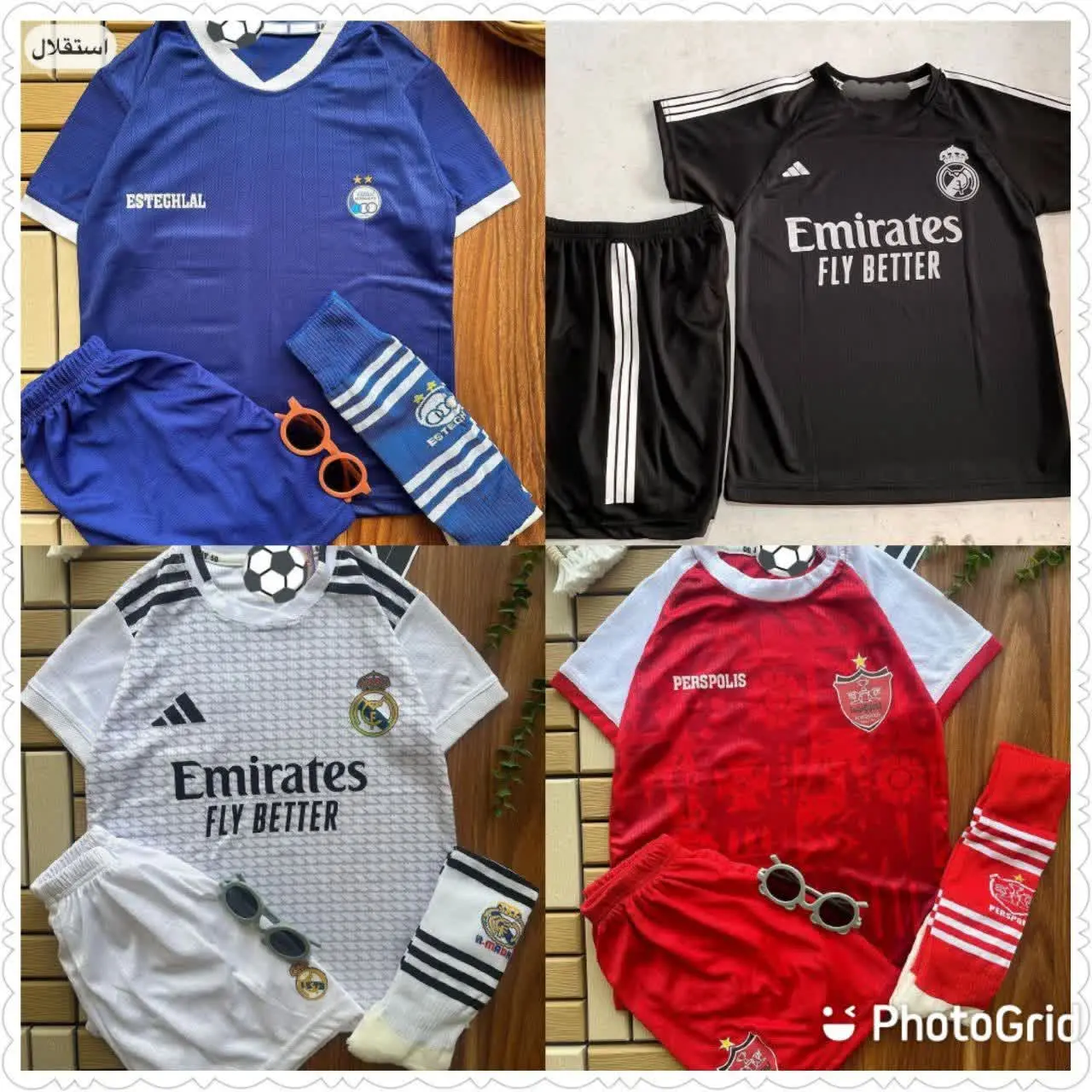 👚نام: ست چهار تیکه ورزشی ⚽⚽⚽
