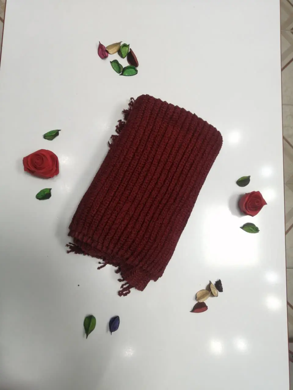 🌸شال های بافت درشت