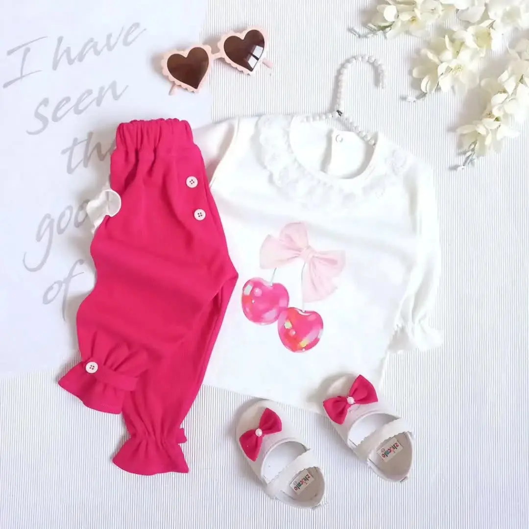 بلوز شلوار پروانه مدل هانا 
