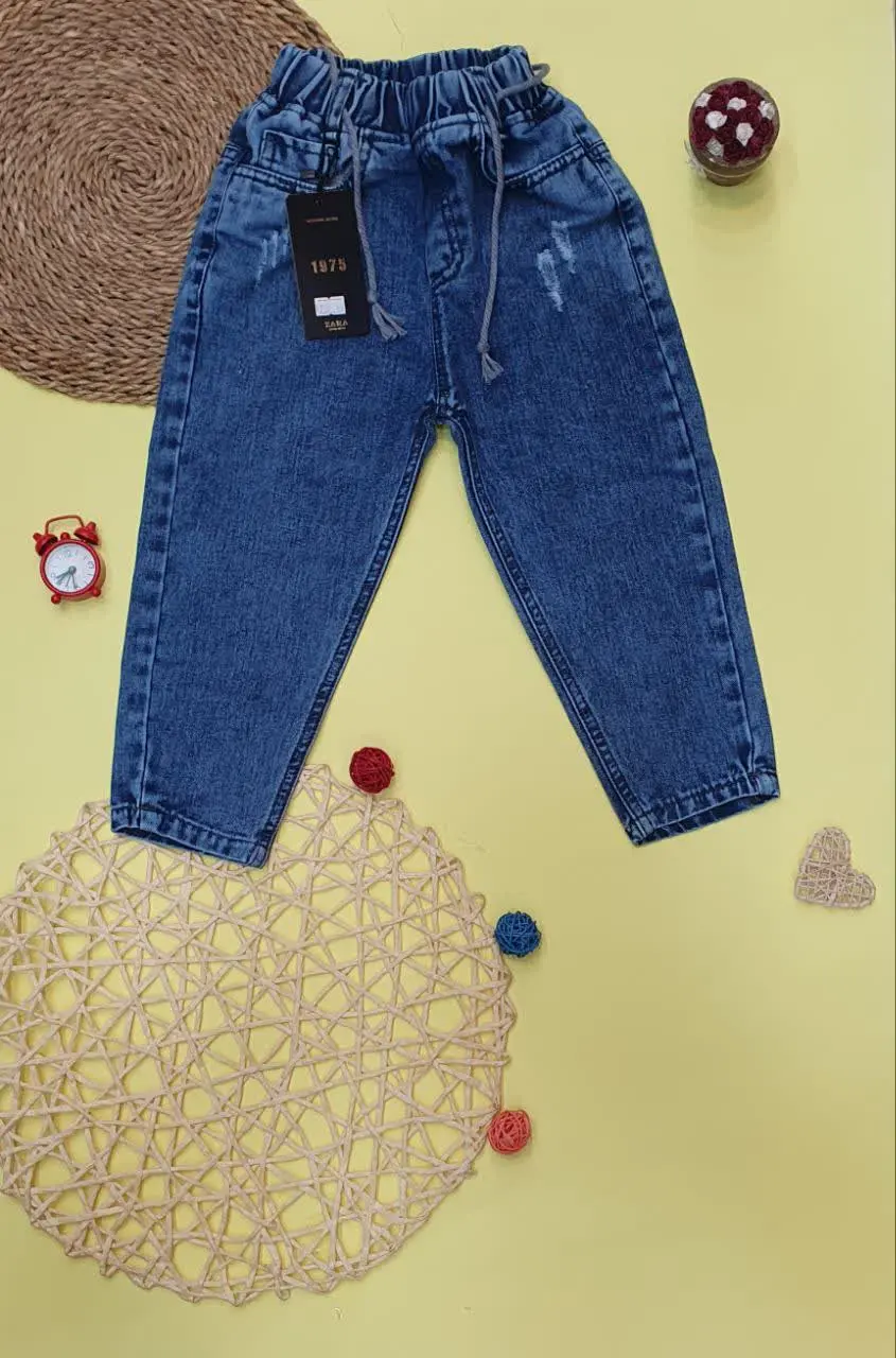 👖شلوار مام فیت اسلپ 
