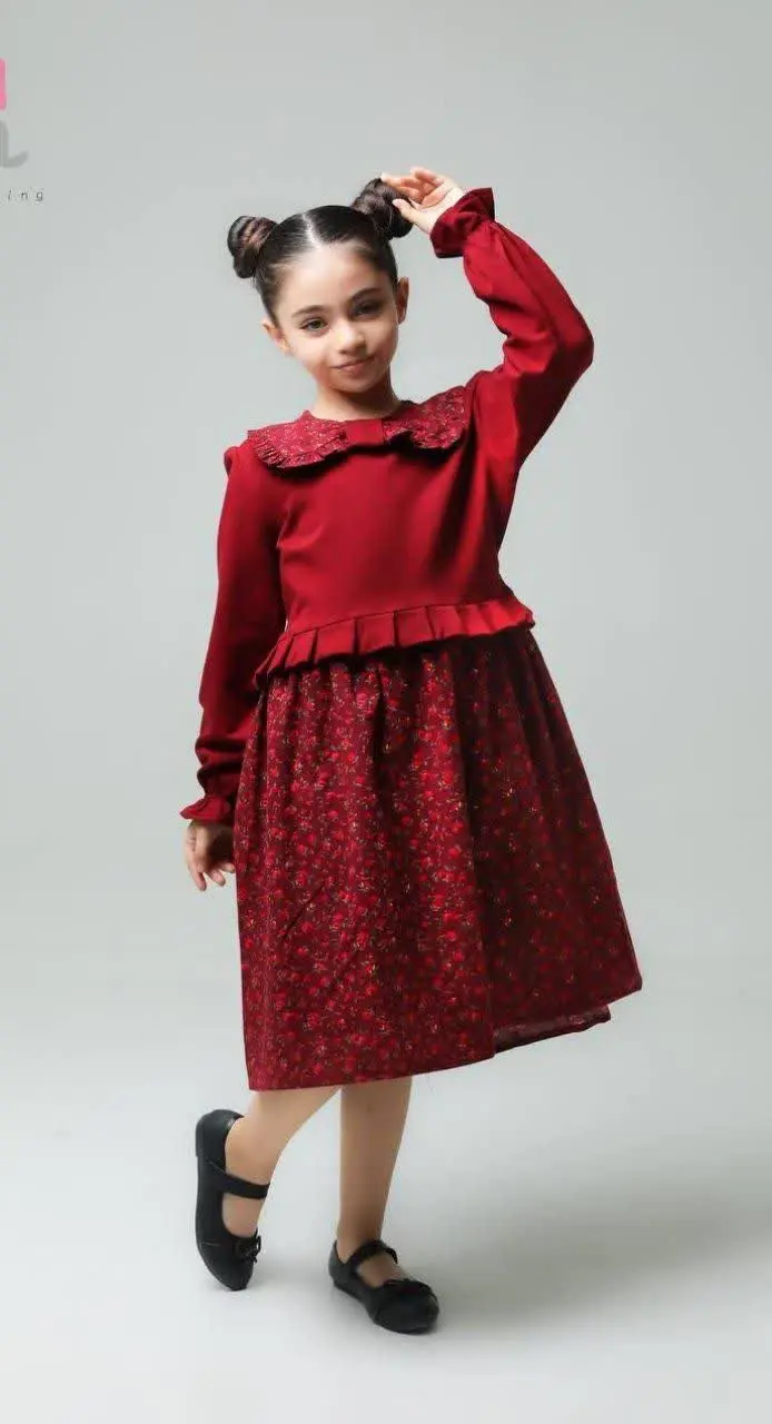 پیراهن دخترانه قسمت بالاتنه...