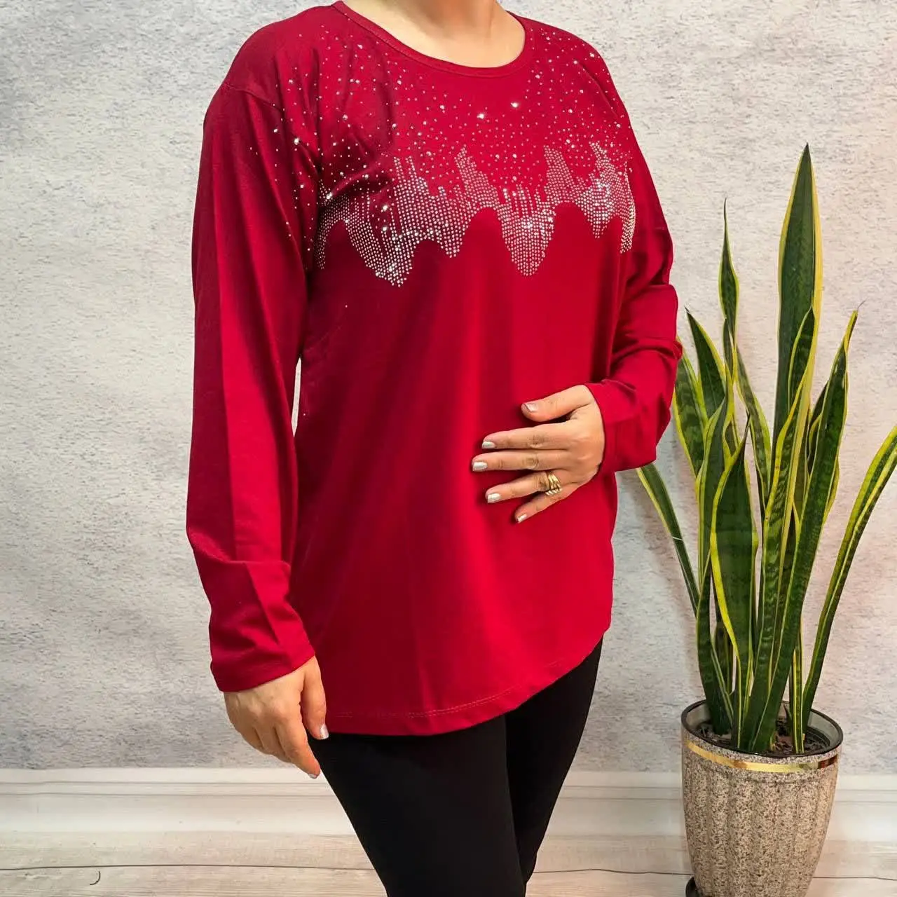 👚نام: بلوز طرح هندسی