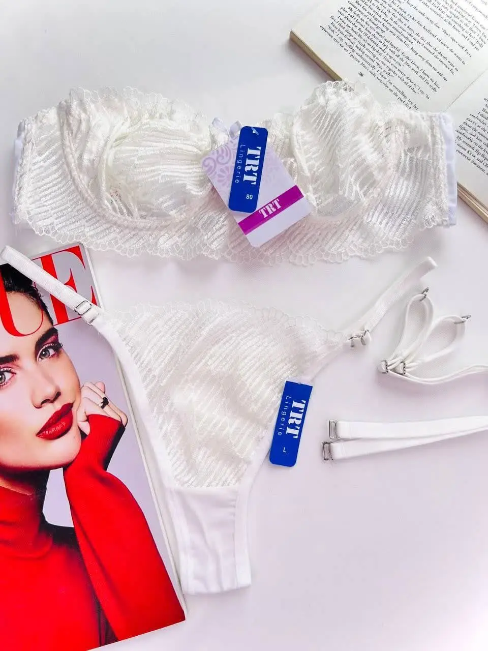 🌿ست تور گاز مژه‌ای
