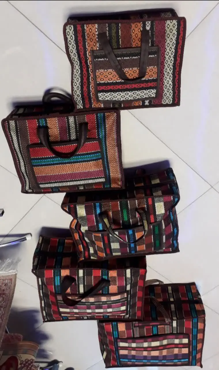 ساک زیپدار جاجیم، ۶سایز کاربردی
