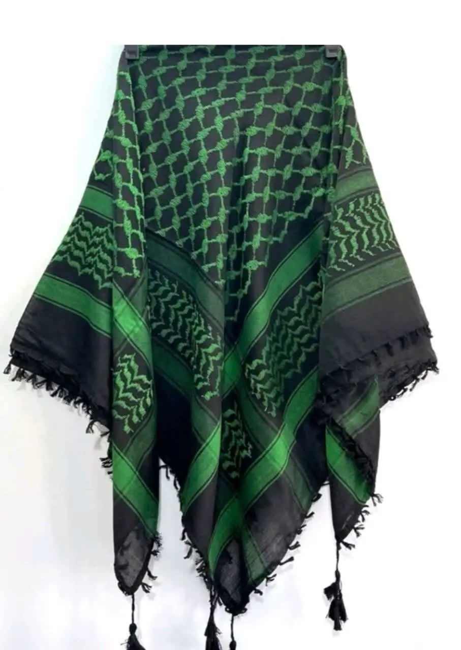 ✨ چفیه عربی سبز قواره بزرگ...