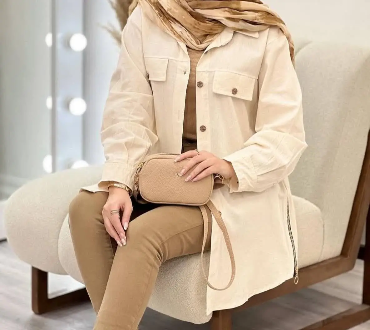 🛍نام: مانتوبغل زیپ🌱
