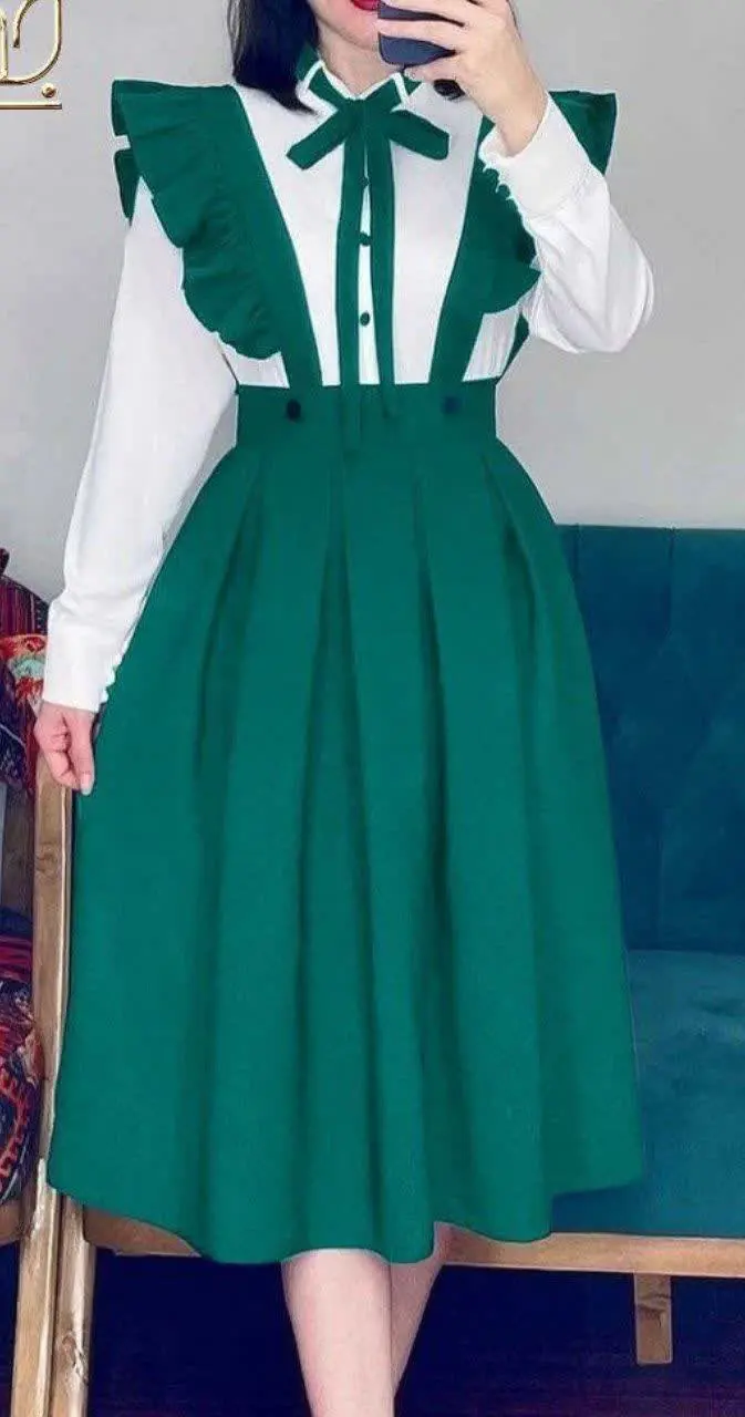 سه تکه (🌺شومیز 🌺دامن ساسبند...