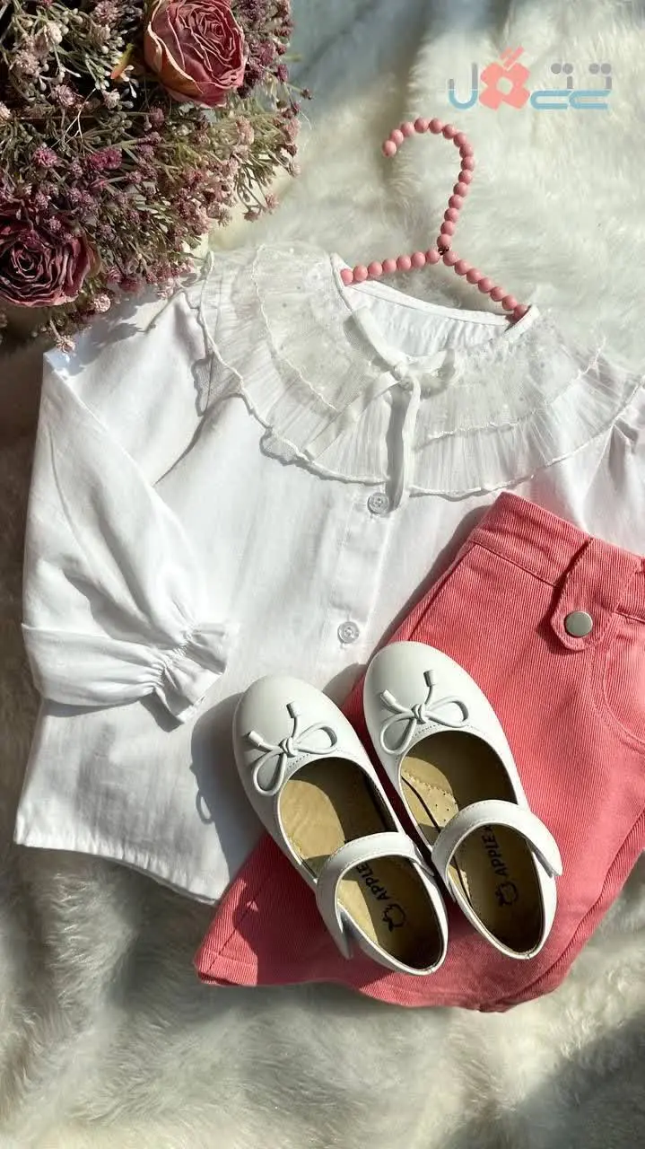 شومیز سفید تک
