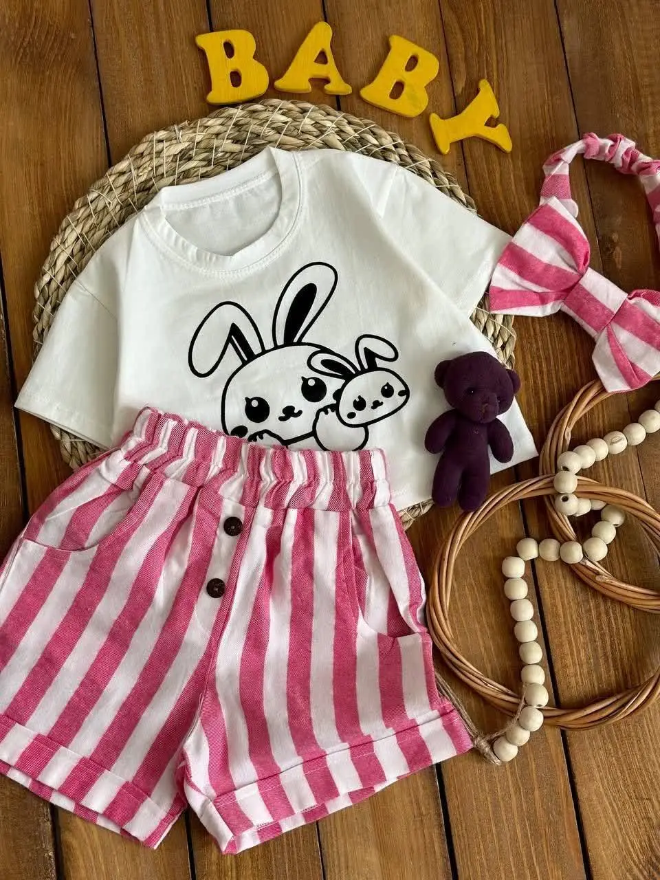 👚نام: ست سه تیکه بچه خرگوش
