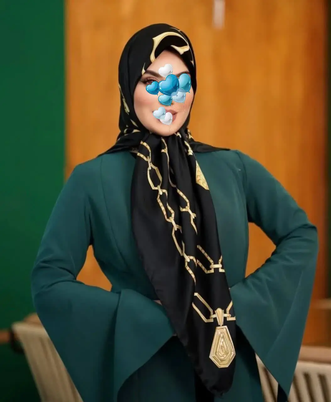 یه روسری لاکچری انتخاب خاص پسندا و شیک پوشا👌😍
