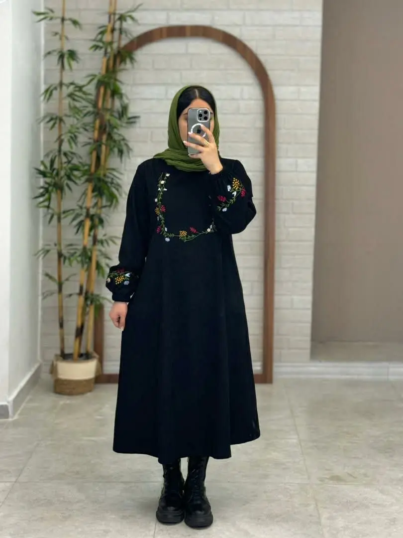 پیراهن مخمل میخک