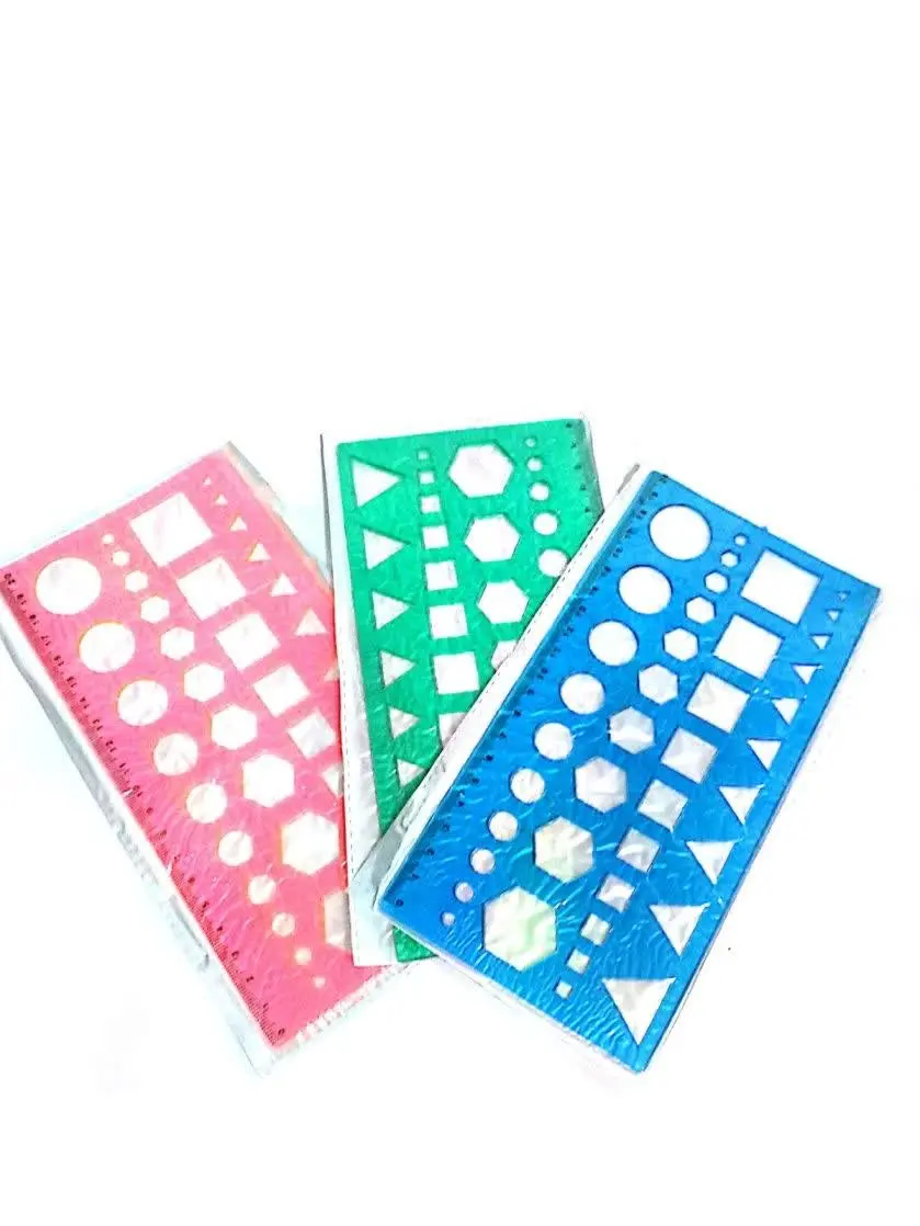 خط کش شابلون دار
