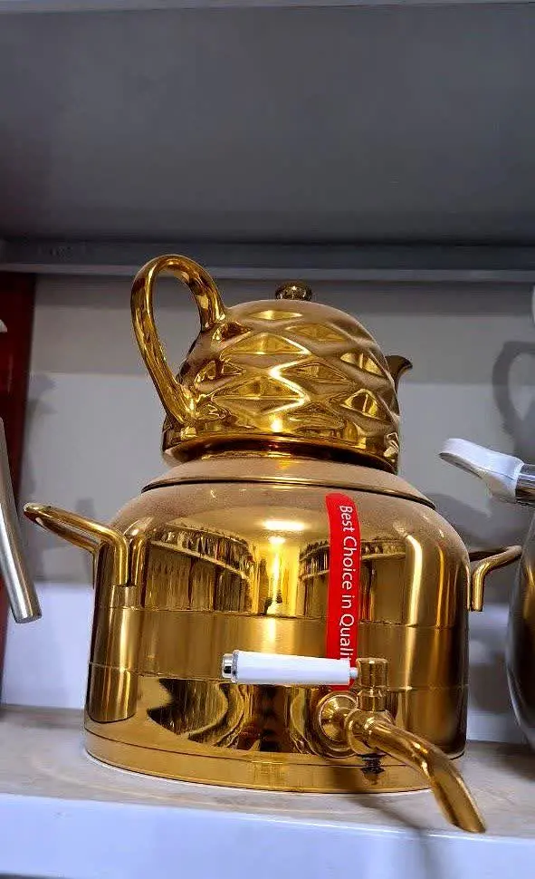 کتری قوری شیر دار
