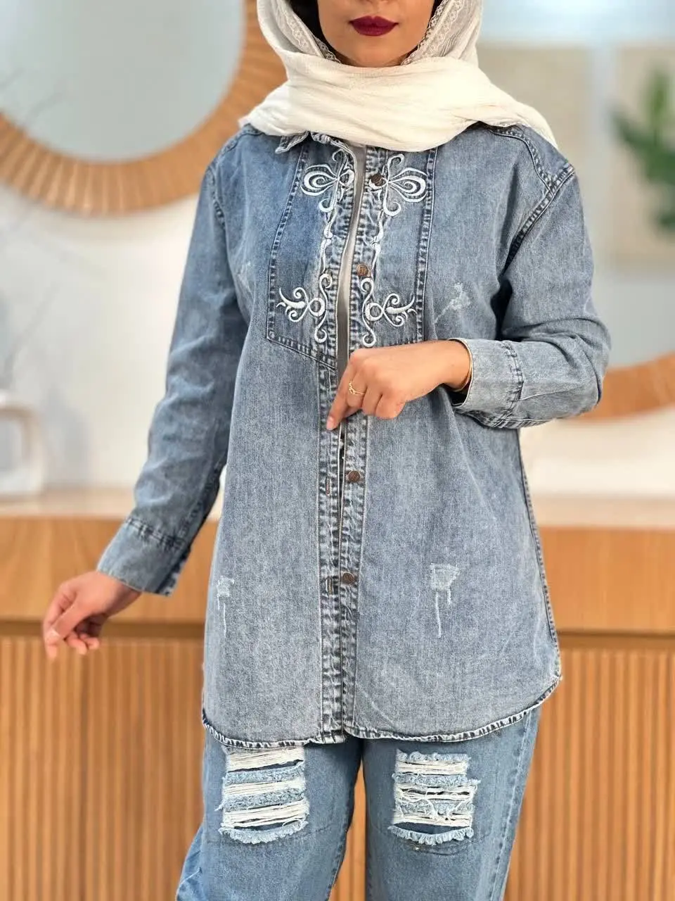 🌻نام: سینه گلدوزی
