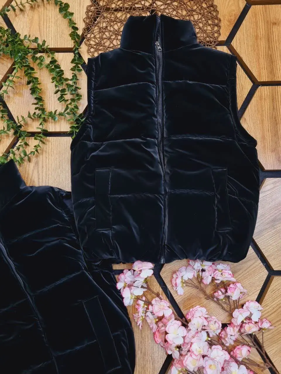 🤶پافر مشکی سیلیکونی👩