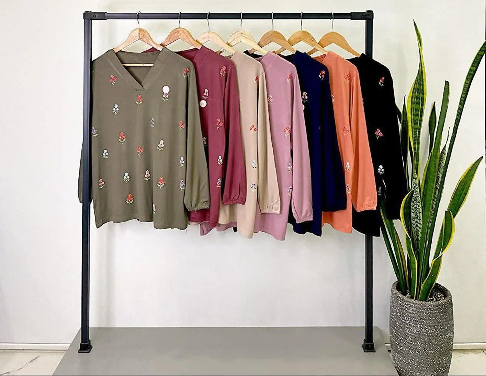 ✅بلوز یقه ۷ گلرخ😍🌿