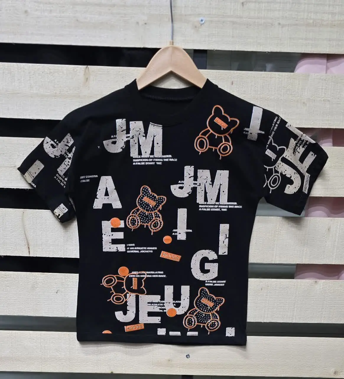 ♨️ تیشرت مشکی خرسی 😍