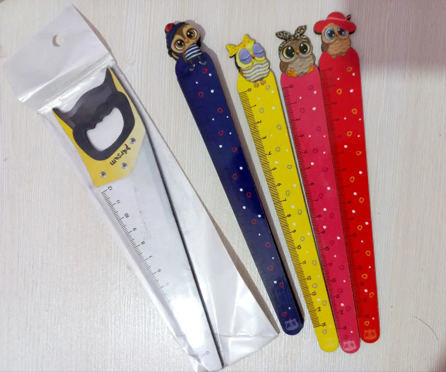 👈 خط کش چوبی 
