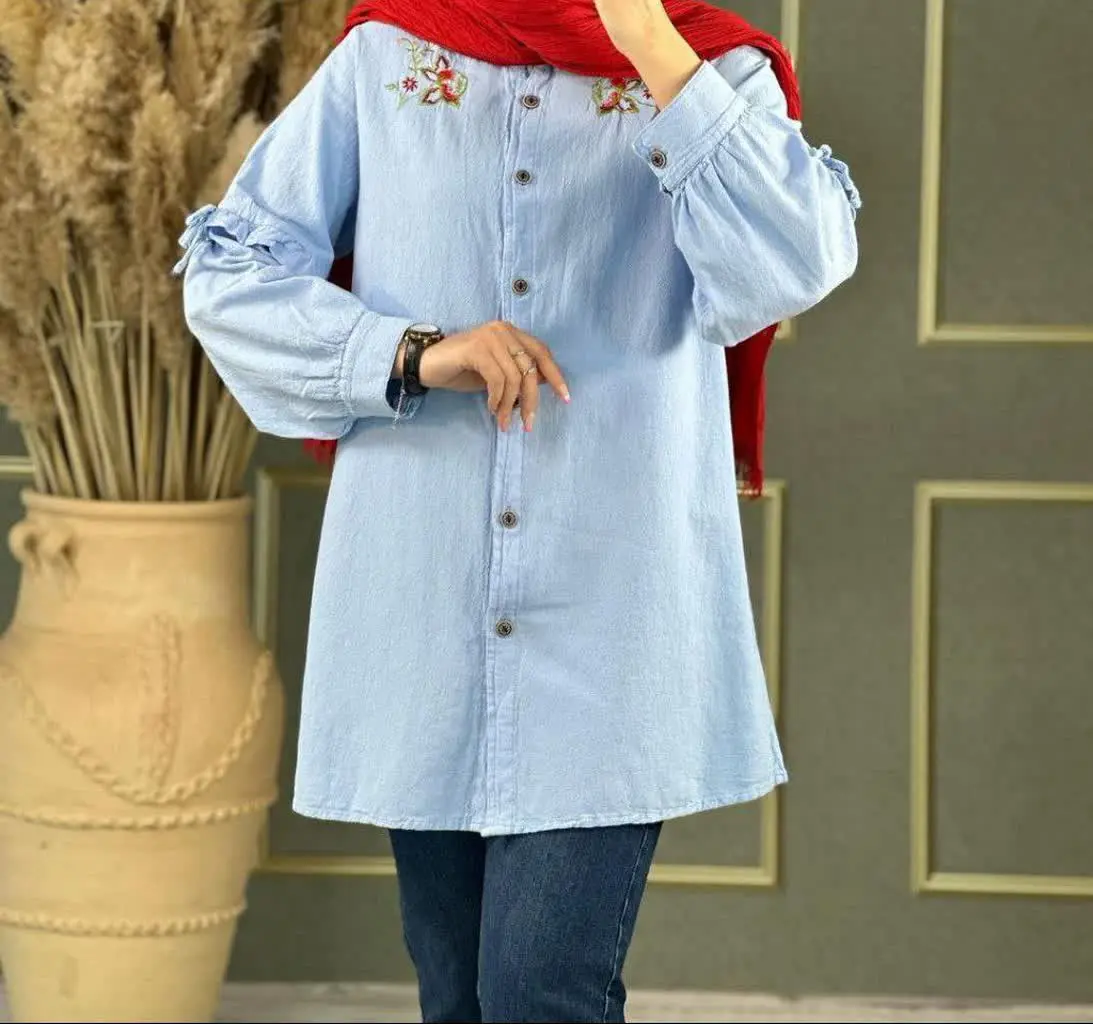 🌸 نام: شومیز گل سرخ
