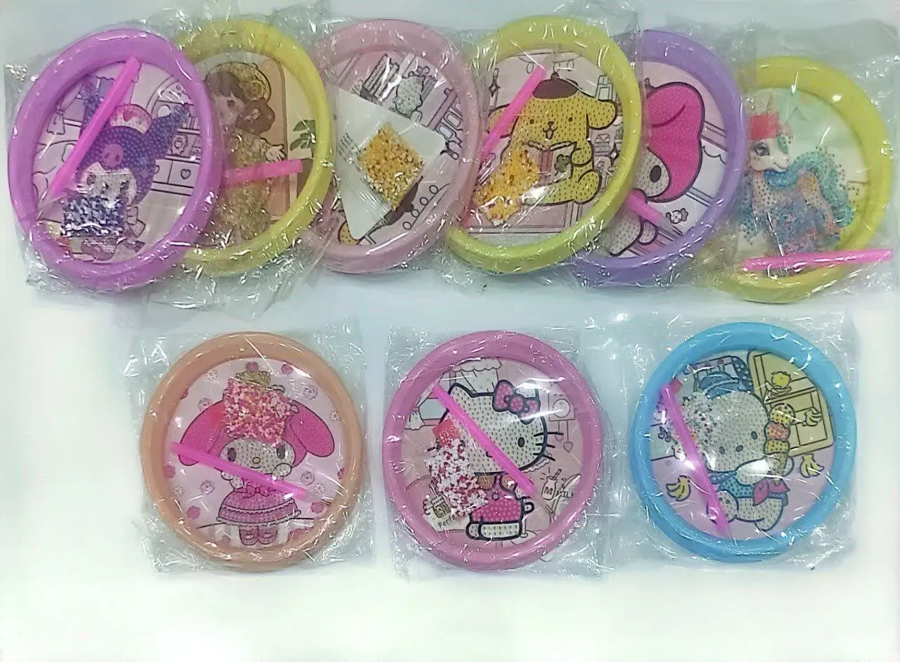 نقاشی الماسی کرومی دایره‌ای 
