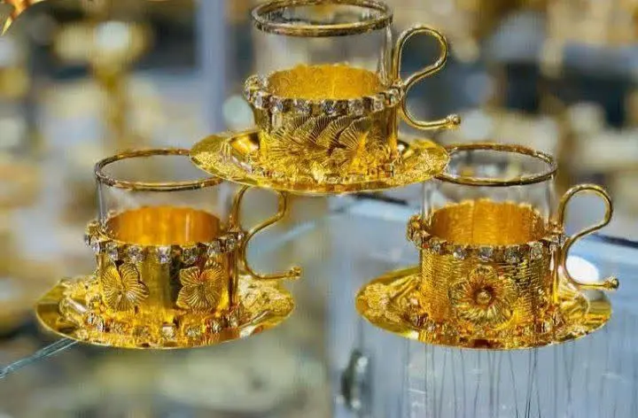 استکان ونعلبکی نگین دار