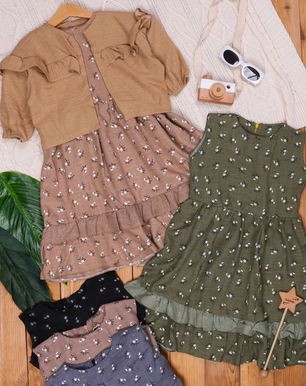 🎄کت سارافن گل گچی دخترانه ⭐️