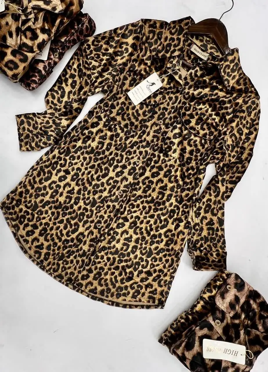 ⭐️#شومیز_مخمل_پلنگی⭐️
