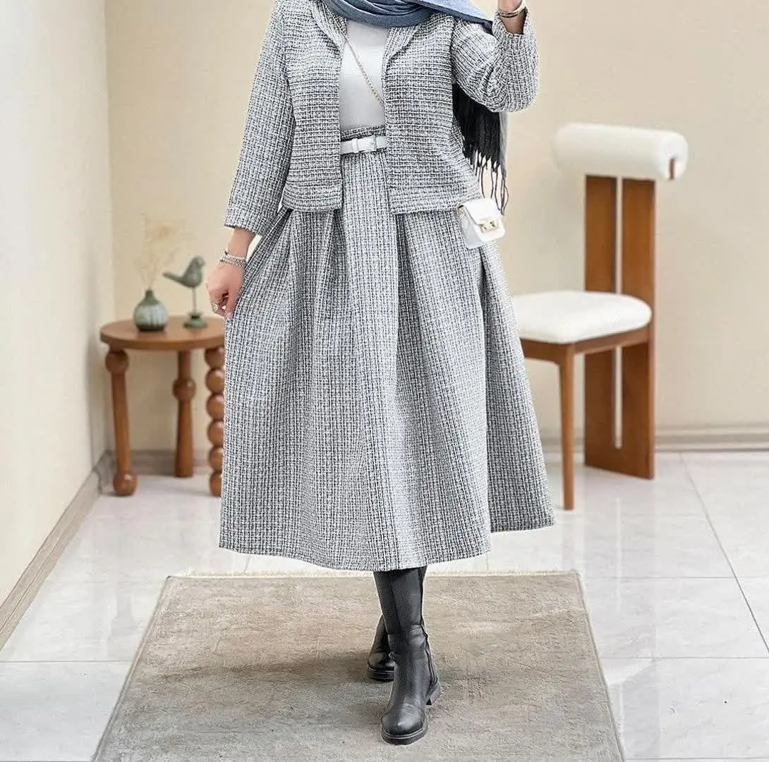 ❤️نام: کت و دامن 🍀عیدانه🍀 مدل چیکو
