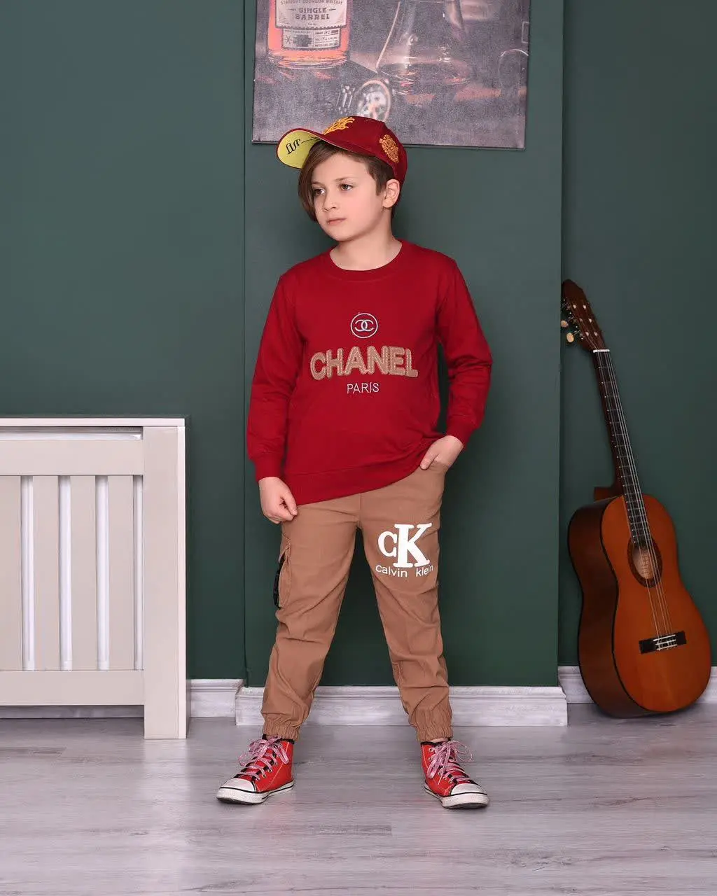 👫بلوز و شلوار پسرانه گلدوزی CHANEL👫
