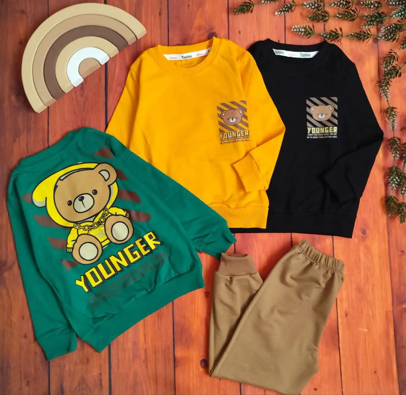 😍ست بلوز و شلوار اسپرت خرسی...