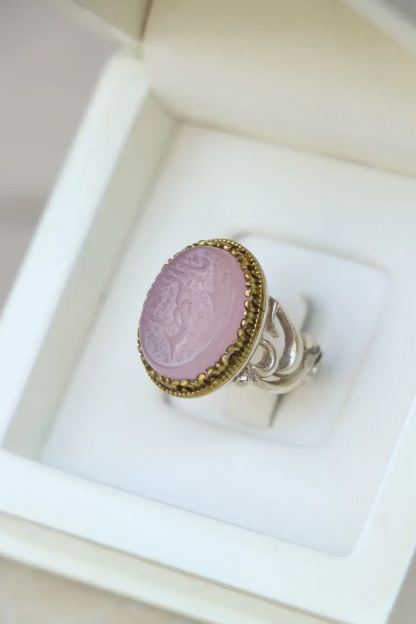 انگشتر نقره مردانه مدل حسین