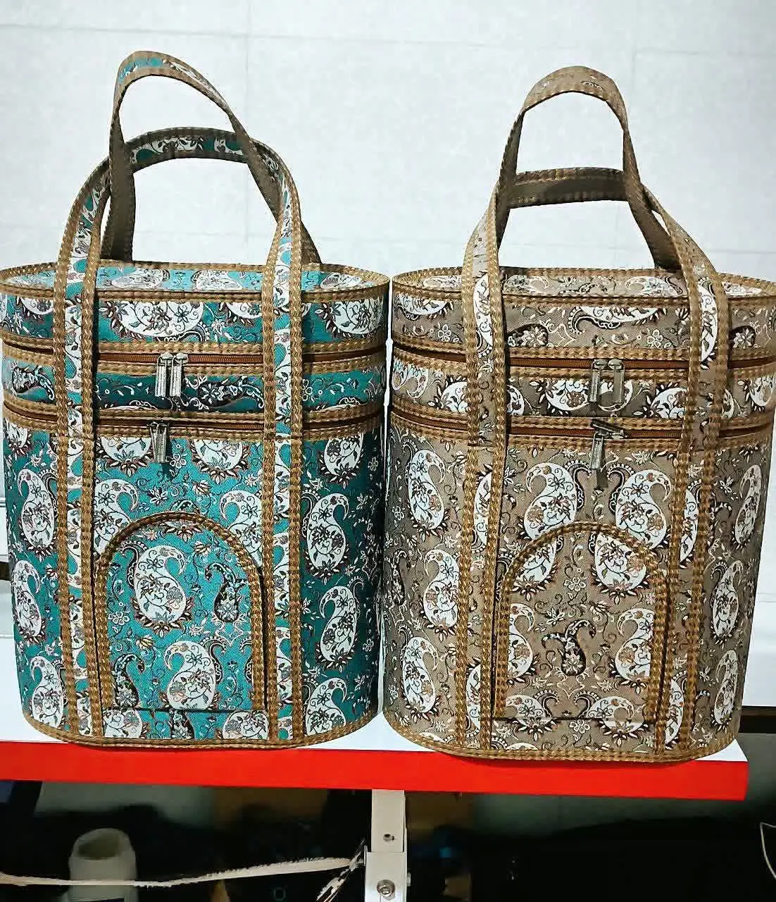 #جافلاکسی دوطبقه ترمه جیب دار
