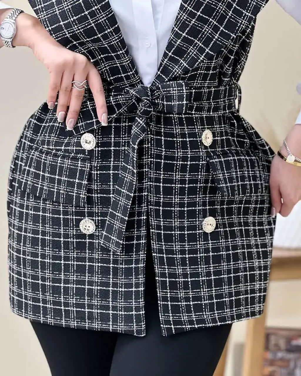 👚 نام: ست دو تیکه (شومیز وست) 
