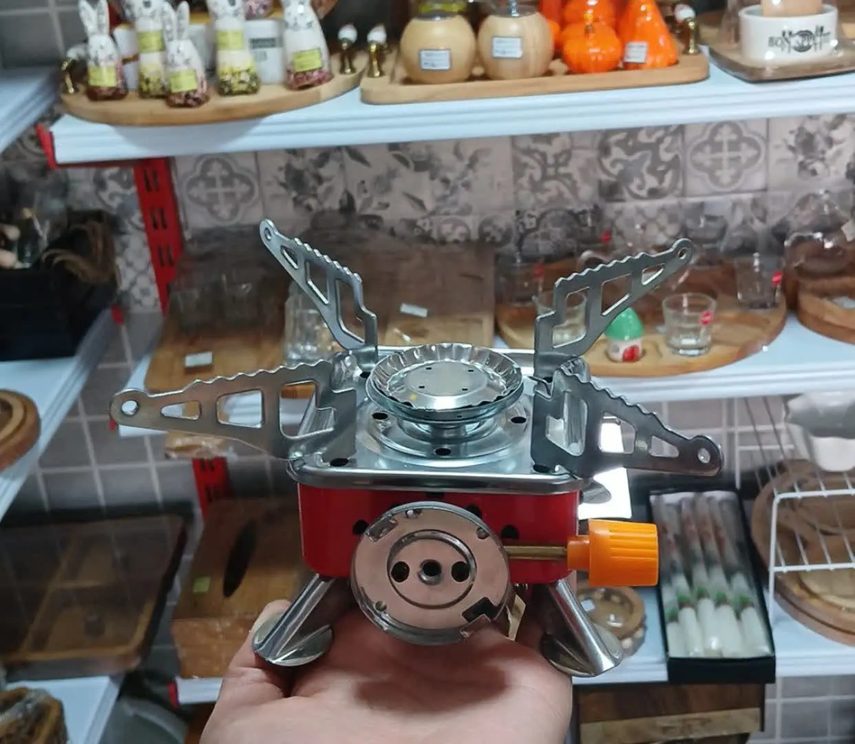 گاز فندک دار تاشو مسافرتی
