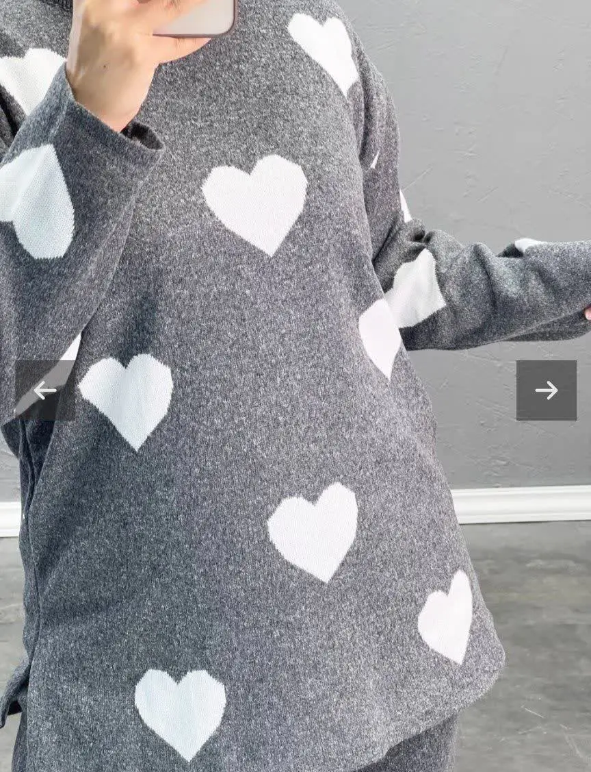 💞ست بافت پرفروش قلب💞
