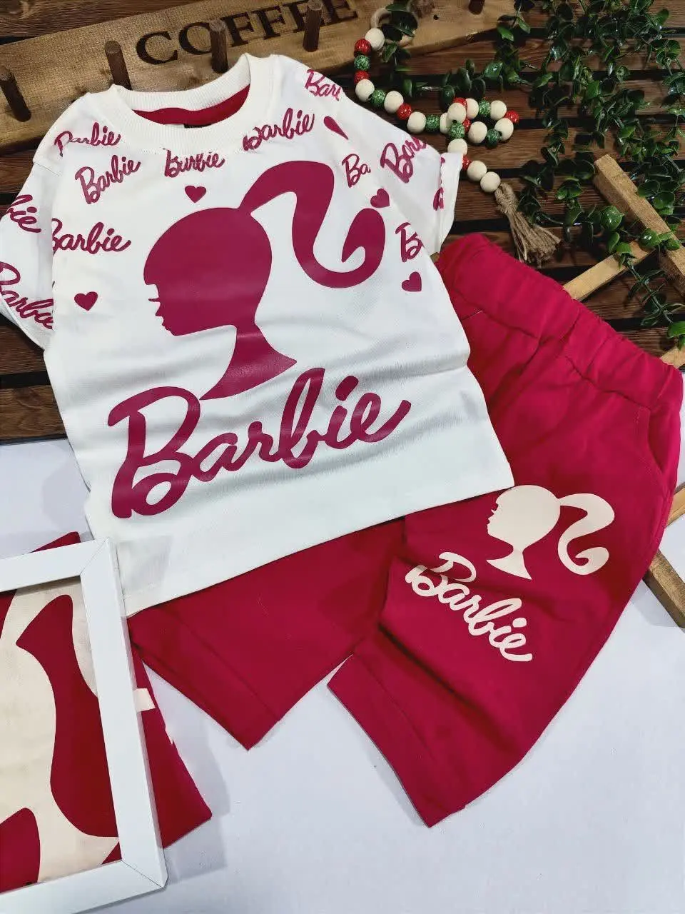 👚نام: ست تیشرت شلوارک باربیD😍😍😍
